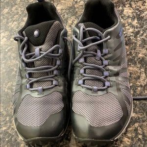 Merrell hiking shoes.